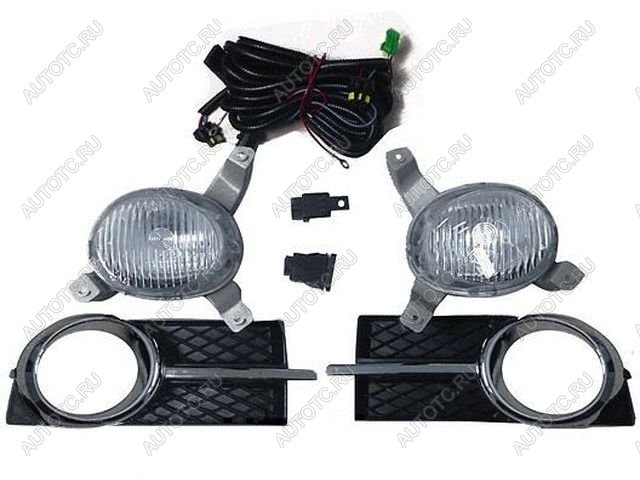 3 899 р. Комплект противотуманных фар (с проводкой, рамкой) BodyParts  Chevrolet Aveo ( T200,  T250) (2003-2011) седан, седан рестайлинг  с доставкой в г. Вологда