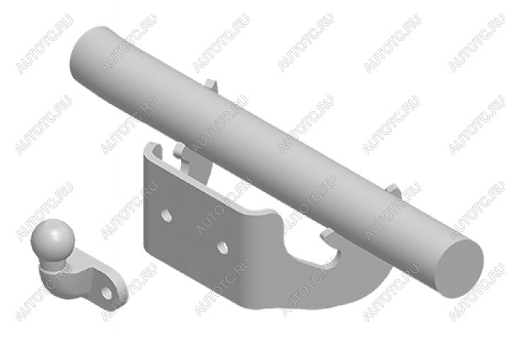 10 799 р. Фаркоп (с кованым фланцевым шаром) Leader Plus  Lexus RX300  XU10 (1995-2001) дорестайлинг (стальной, шар F (C, F30))  с доставкой в г. Вологда