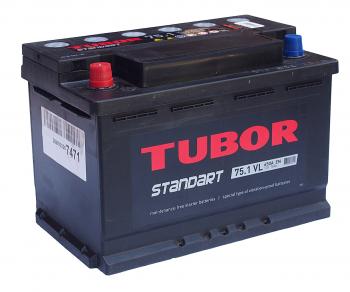 Аккумулятор TUBOR Standart 75Ач TUBOR 6ст75(1)