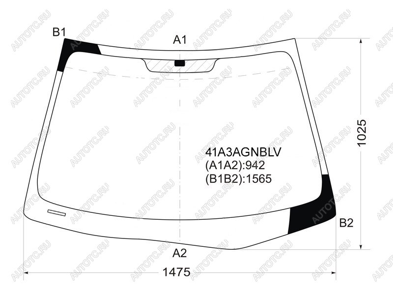 6 899 р. Стекло лобовое Hyundai Elantra 06-12  Avante 06-11 FUYAO 41A3AGNBLV  с доставкой в г. Вологда
