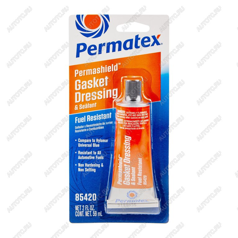 2 699 р. Уплотнитель прокладок PERMA SHILD бензостойкий 59мл PERMATEX PERMATEX 85420  с доставкой в г. Вологда