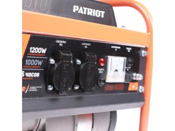 20 299 р. Бензогенератор 1.2кВт 4такт. расх.=1.2лч. бак=6л PATRIOT PATRIOT grs 1500  с доставкой в г. Вологда. Увеличить фотографию 9