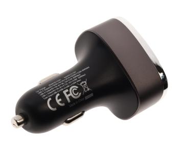 1 859 р. Устройство зарядное в прикуриватель 1USB + 2 Type C 12V черное XO XO cc61 black  с доставкой в г. Вологда. Увеличить фотографию 3
