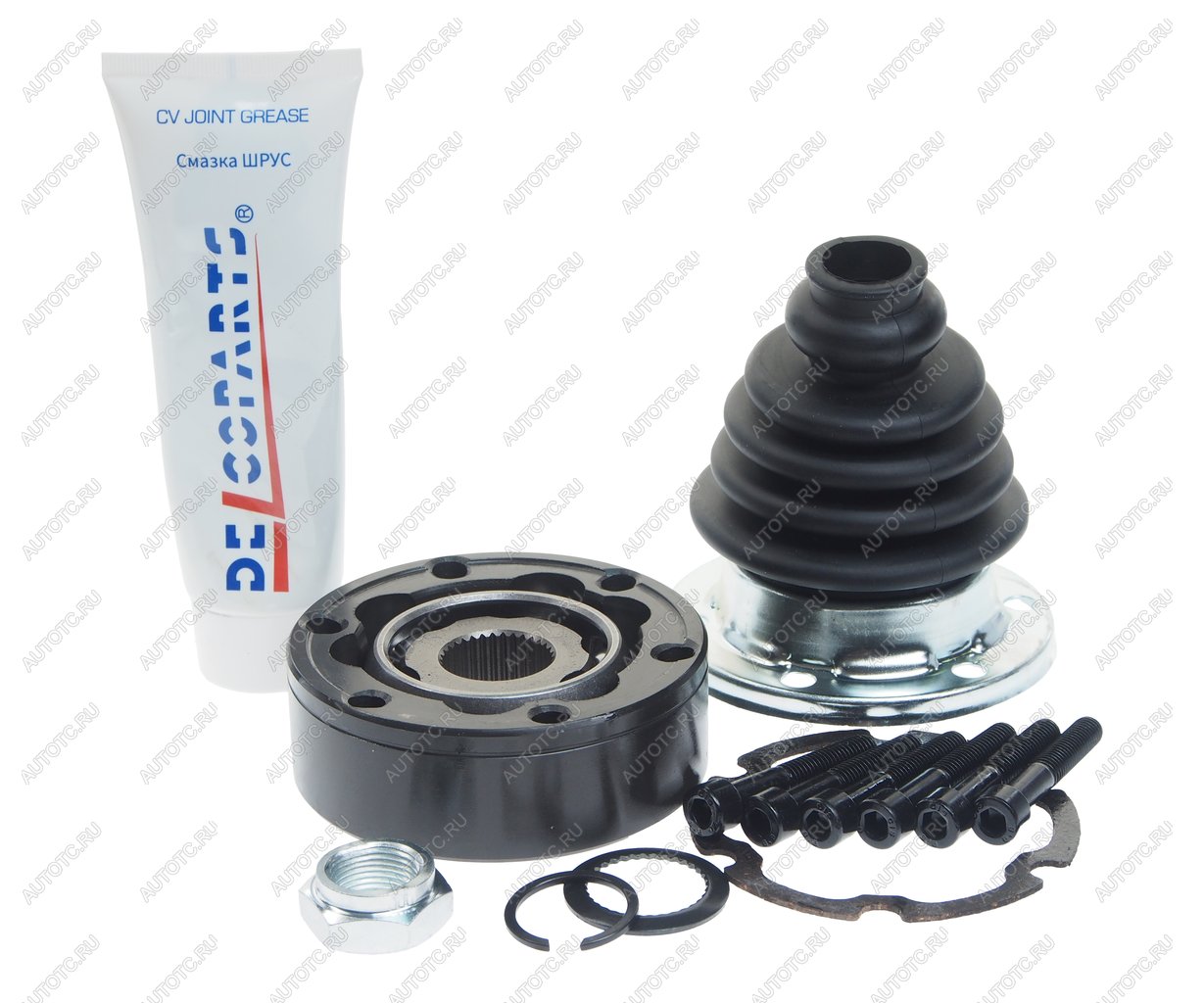 3 099 р. ШРУС внутренний VW Golf (87-) AUDI A3 (97-) SEAT Leon (00-) SKODA Octavia (97-) комплект DELCOPARTS DELCOPARTS 19345037  с доставкой в г. Вологда