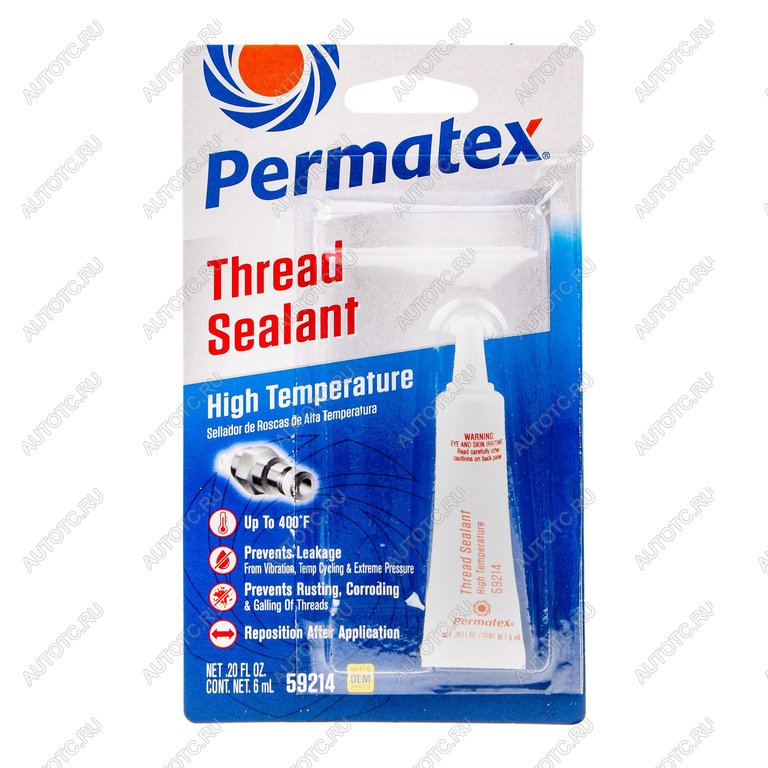 949 р. Герметик резьбовых соединений с тефлоном 6мл PERMATEX PERMATEX 59214  с доставкой в г. Вологда