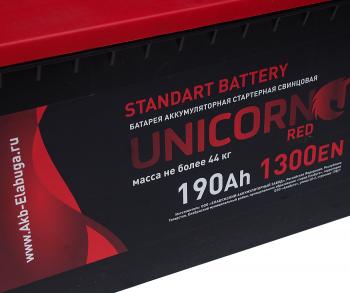 20 699 р. Аккумулятор UNICORN Red 190Ач UNICORN 6ст190(4)  с доставкой в г. Вологда. Увеличить фотографию 2