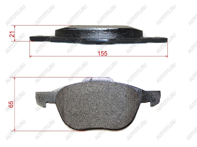 2 599 р. Колодки тормозные перед FORD FOCUS IIFOCUS IIIKUGA IKUGA IIMAZDA 3 BKBLPREMACY CPCRVOLVO S40 BREMBO P 24 061  с доставкой в г. Вологда