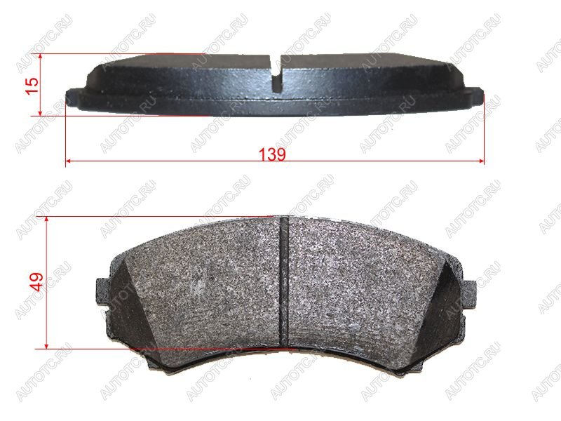 2 569 р. Колодки тормозные перед MITSUBISHI PAJERO 99- BREMBO P 54 029  с доставкой в г. Вологда