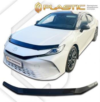 1 999 р. Дефлектор капота CA-Plastic  Toyota Camry  XV80 (2023-2025) (серия Classic черный)  с доставкой в г. Вологда. Увеличить фотографию 2