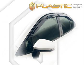 2 079 р. Дефлектора окон (рынок Японии) CA-Plastic  Toyota Corolla  E210 (2018-2022) седан дорестайлинг (серия Classic полупрозрачный)  с доставкой в г. Вологда. Увеличить фотографию 2