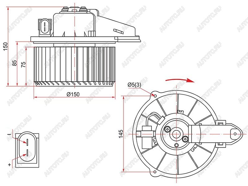 3 289 р. Мотор отопителя салона Audi A6 97-05  A6 allroad quattro 00-05  S6 99-04 SAT ST-4B1820021B  с доставкой в г. Вологда