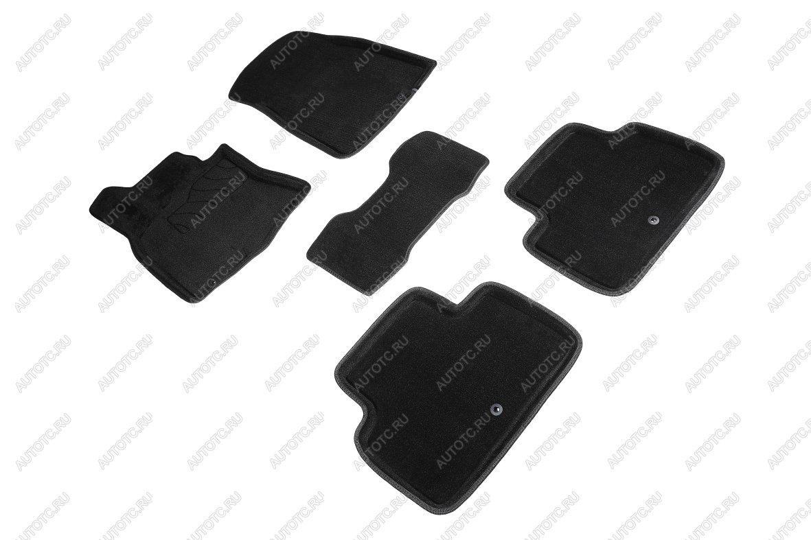 5 699 р. Коврики в салон (3D ВОРС ) Seintex GENESIS GV70 JK1 (2020-2022) (черный)  с доставкой в г. Вологда