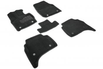 Коврики в салон (3D ВОРС) Seintex Land Rover Range Rover 5 L460 (2021-2025) (черный)