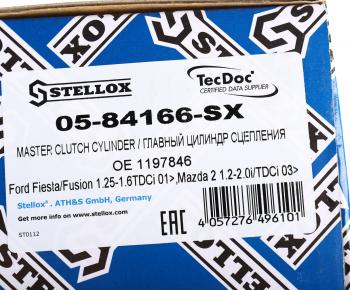 2 499 р. Цилиндр сцепления главный FORD Fiesta (01-08) STELLOX STELLOX 05-84166-sx  с доставкой в г. Вологда. Увеличить фотографию 5