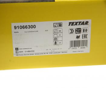 4 999 р. Колодки тормозные задние (4шт.) TEXTAR Toyota Fortuner AN50/AN60 дорестайлинг (2004-2008)  с доставкой в г. Вологда. Увеличить фотографию 3