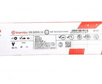 11 999 р. Диск тормозной AUDI Q5 (17-) передний (338х30) (1шт.) BREMBO BREMBO 09d05911  с доставкой в г. Вологда. Увеличить фотографию 6