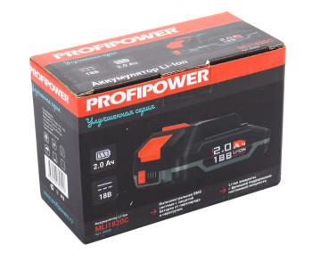 1 459 р. Аккумулятор для электроинструмента 18.0В 2.0Ач PROFIPOWER PROFIPOWER x0025  с доставкой в г. Вологда. Увеличить фотографию 4