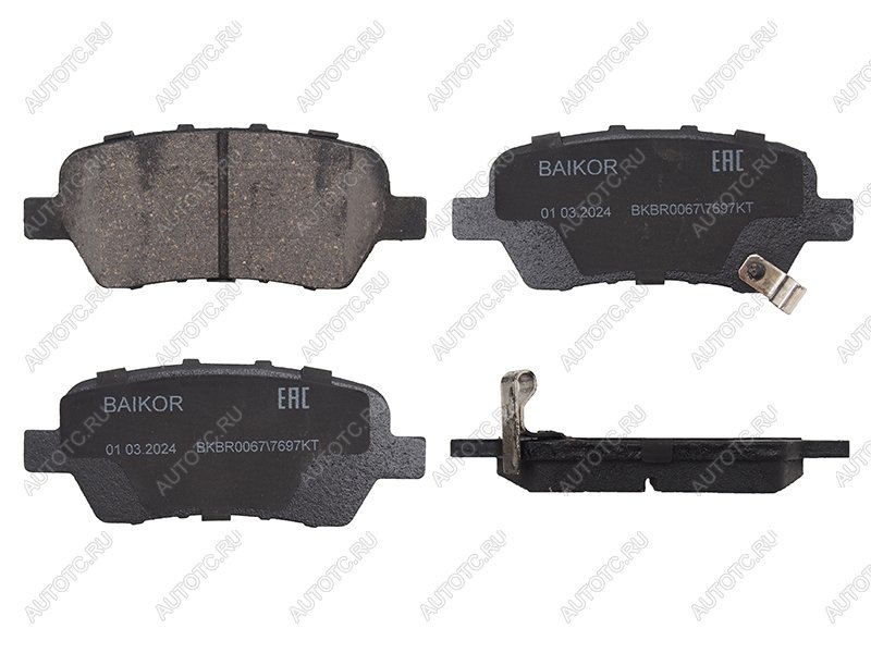 999 р. Колодки тормозные зад HONDA CIVIC FBFNFK 12-ODYSSEY RB# 03-08STEPWAGON RG# 05-09 BAIKOR BKBR0067  с доставкой в г. Вологда