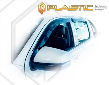 2 079 р. Дефлектора окон CA-Plastic  Sollers ST6 (2023-2025) пикап (серия Classic полупрозрачный)  с доставкой в г. Вологда. Увеличить фотографию 2