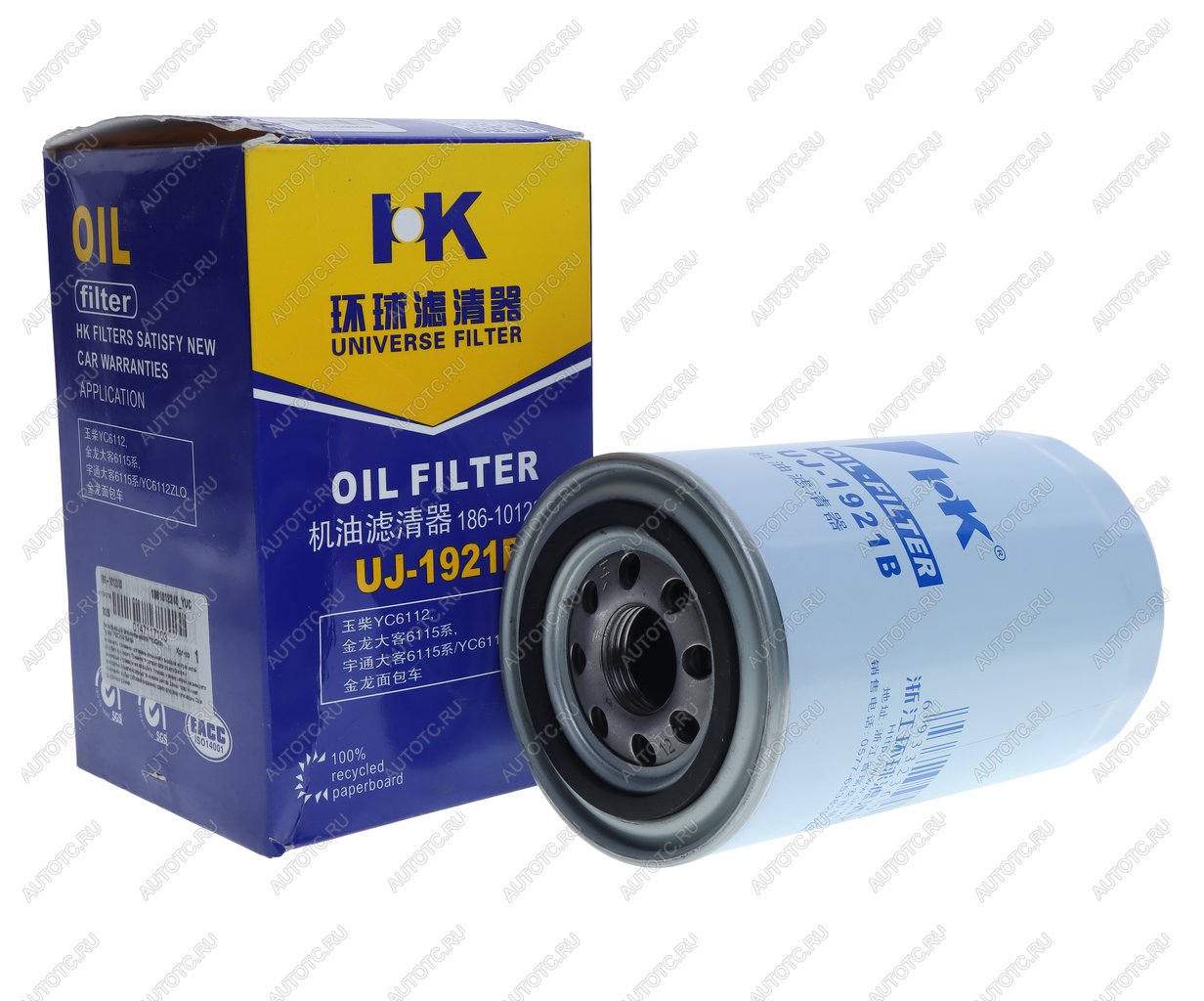 2 199 р. Фильтр масляный КАМАЗ Компас-912 (дв.590.10) OE YUCHAI 186-1012240  с доставкой в г. Вологда