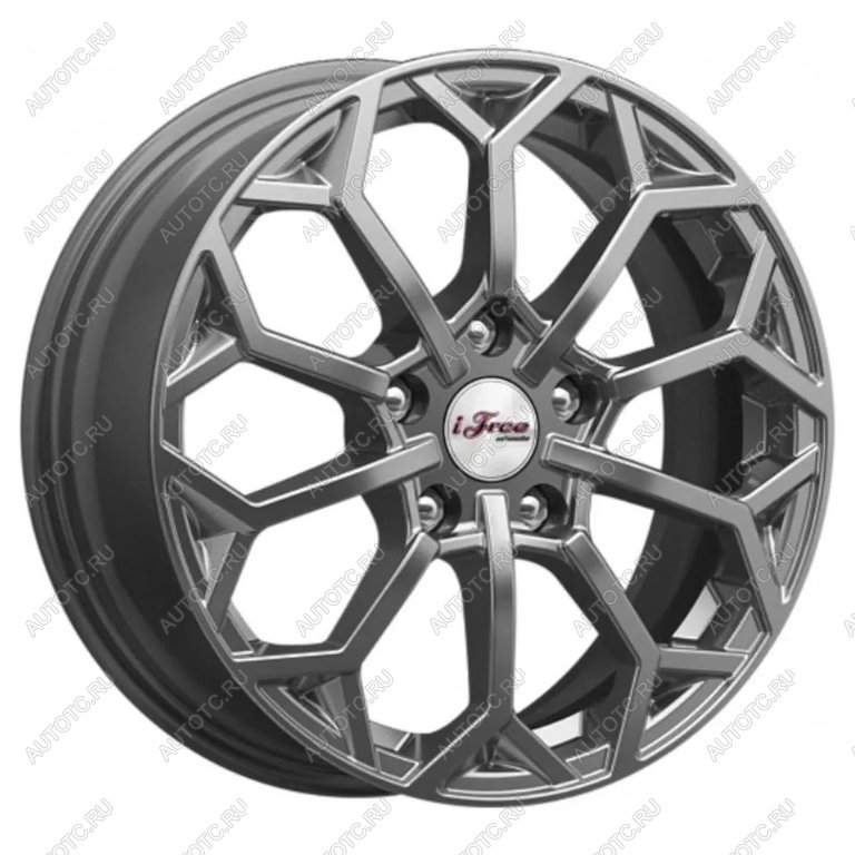 8 199 р. Диск колесный литой MITSUBISHI Outlander R16 КС-1000 Спейс-Нидл Блэк Джек K&K ifree 5х114,3 ет38 d-67,1  с доставкой в г. Вологда