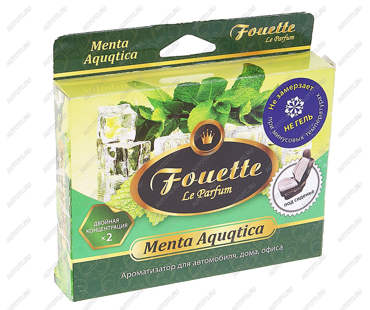 216 р. Ароматизатор под сиденье пенный (мята) 200г FOUETTE FOUETTE f-20  с доставкой в г. Вологда