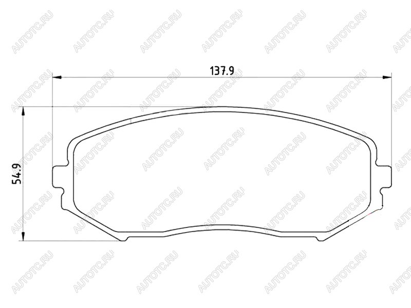 2 799 р. Колодки тормозные перед SUZUKI GRAND VITARA 05- BREMBO P 79 018  с доставкой в г. Вологда