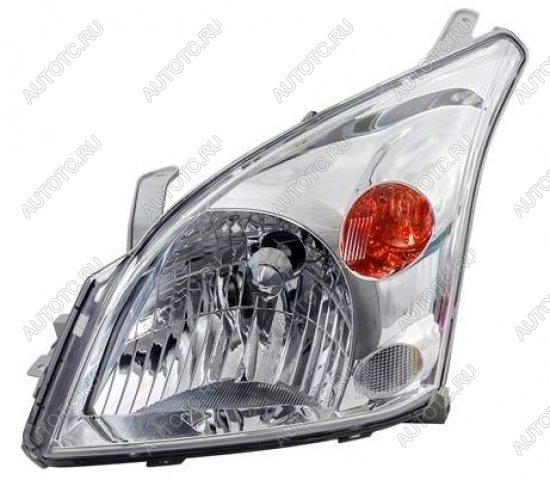 7 199 р. Фара левая (под корректор) DEPO  Toyota Land Cruiser Prado  J120 (2002-2009)  с доставкой в г. Вологда