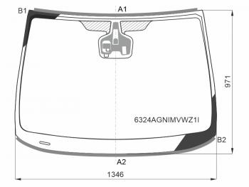 Стекло лобовое (Датчик дождя/ Молдинг) Opel Astra 09-15 FUYAO 6324AGNIMVWZ1I, 6324agnimvwz1i FUYAO 6324AGNIMVWZ1I