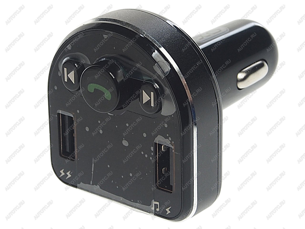 1 379 р. Устройство зарядное в прикуриватель с трансмиттером (bluetooth,hands free) черное XO XO bcc01 black  с доставкой в г. Вологда