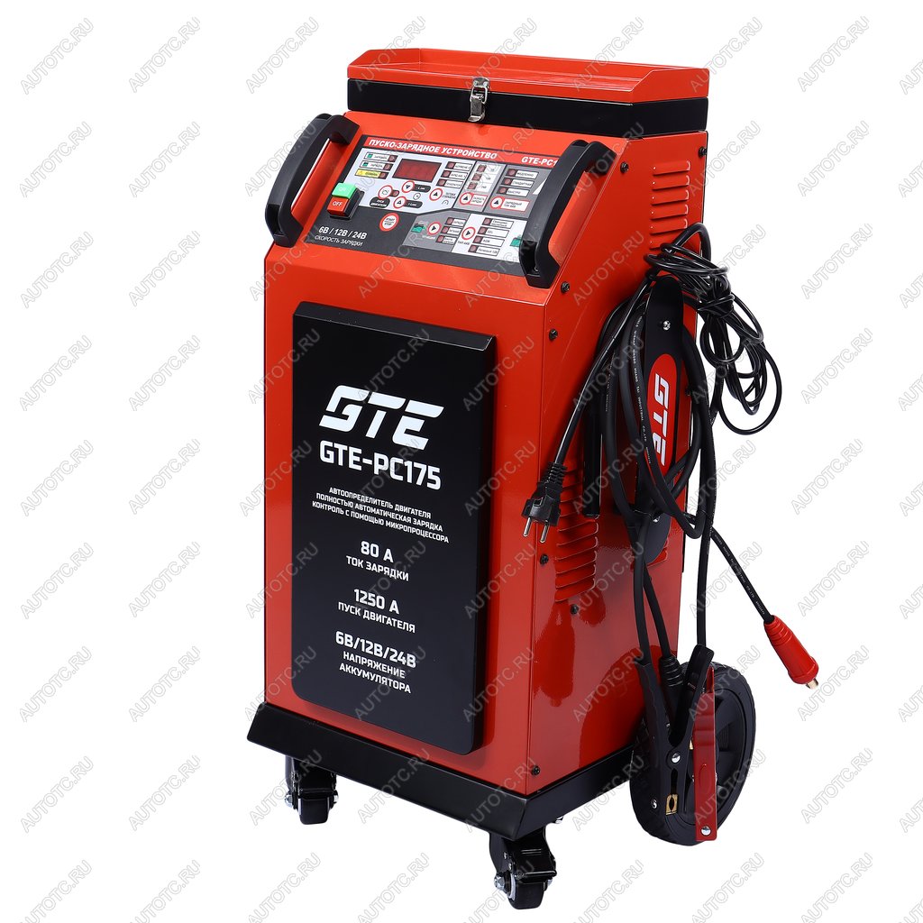 51 999 р. Устройство пуско-зарядное 12-24V80-750Ач1250А передвижное GTE GTE gte-pc175  с доставкой в г. Вологда