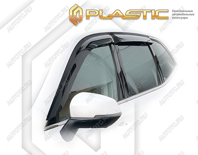 2 079 р. Дефлектора окон (рынок Китая) CA-Plastic  Haval H6  B01 (2020-2024) (серия Classic полупрозрачный)  с доставкой в г. Вологда