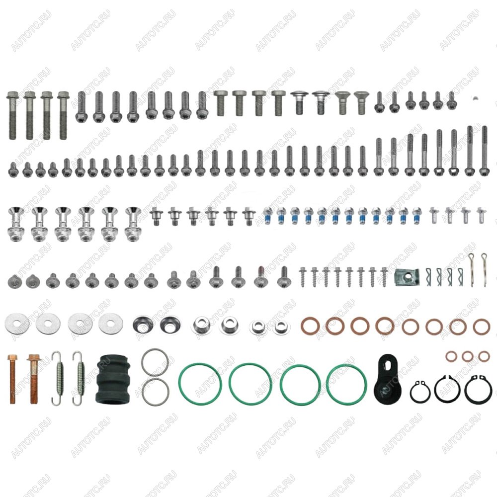 4 749 р. Комплект крепежа ACCEL KTM SX85 02-23, SX125 02-23, EXC125 02-16, SX150 09-23  bkp-502  с доставкой в г. Вологда