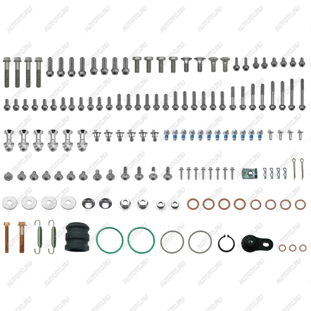 4 749 р. Комплект крепежа ACCEL KTM SX250 02-23, EXC250 02-23, EXC300 04-16, EXC200 02-16  bkp-501  с доставкой в г. Вологда
