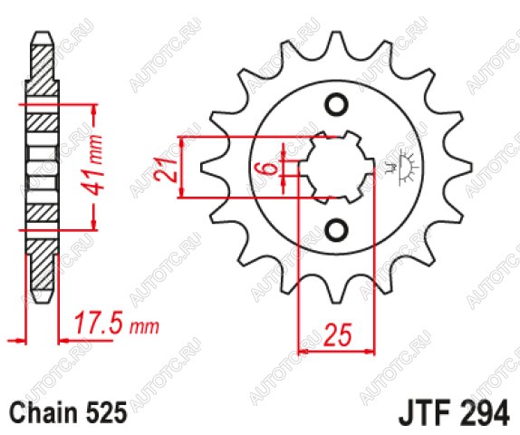 2 399 р. Звезда цепного привода JTF294 15  jtf294.15  с доставкой в г. Вологда