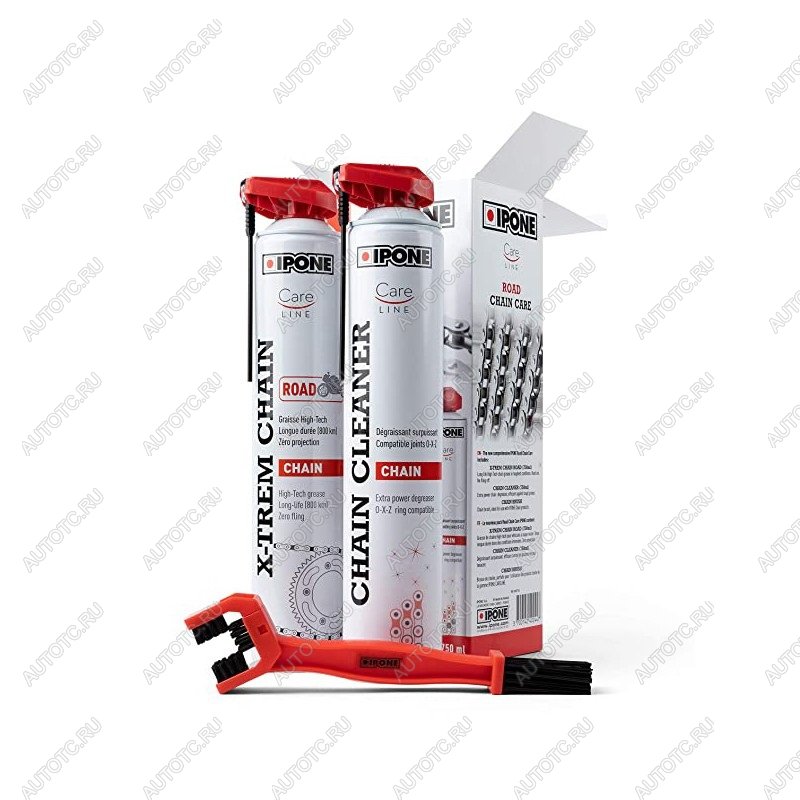 3 899 р. Смазка цепи+очиститель набор с щеткой X-TREM CHAIN ROAD 0,75л+0.75л.  пм-00030110  с доставкой в г. Вологда