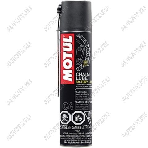 2 199 р. Смазка цепи Motul C4 Chain Lube Factory Line 0,4л.  пм-00005749  с доставкой в г. Вологда
