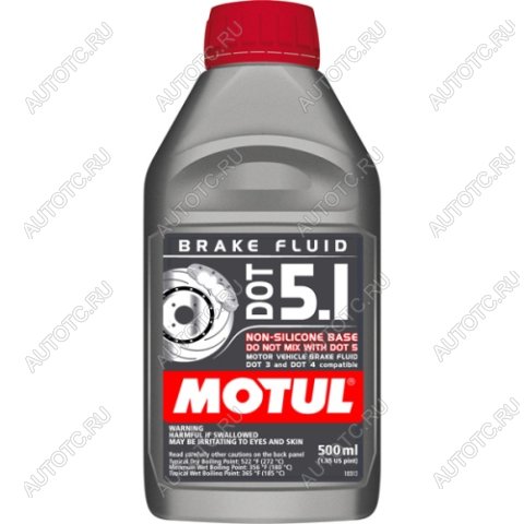 1 229 р. Гидравлическая жидкость Motul DOT 5.1 Brake Fluid 0,5л.  пм-00005751  с доставкой в г. Вологда