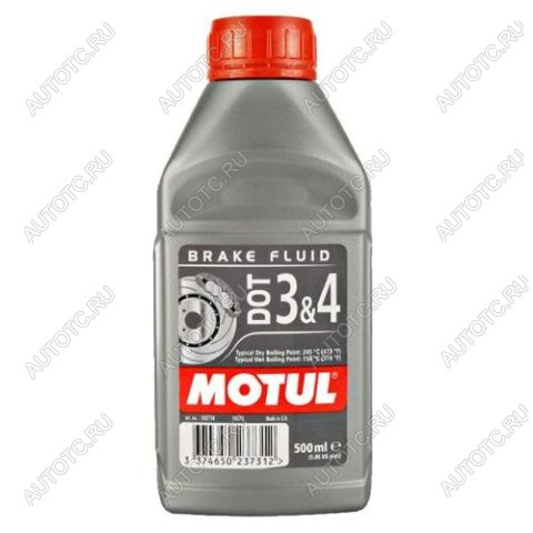 979 р. Гидравлическая жидкость Motul DOT 3 & 4 Brake Fluid 0,5л.  пм-00005752  с доставкой в г. Вологда