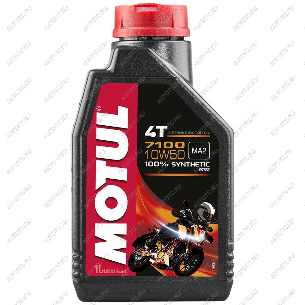 2 369 р. Масло Motul 7100 4T 10W-50 1л.  пм-00023550  с доставкой в г. Вологда