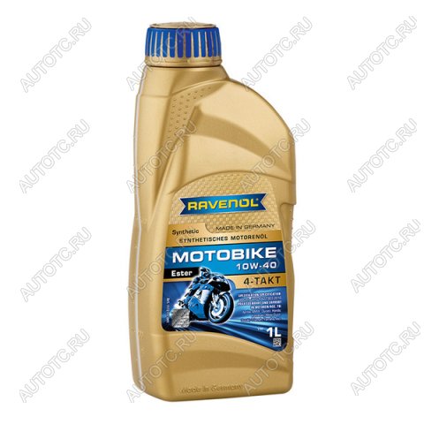 2 099 р. Моторное масло RAVENOL Motobike 4-T Ester 10W-40 (1л)  1172112-001-01-999  с доставкой в г. Вологда