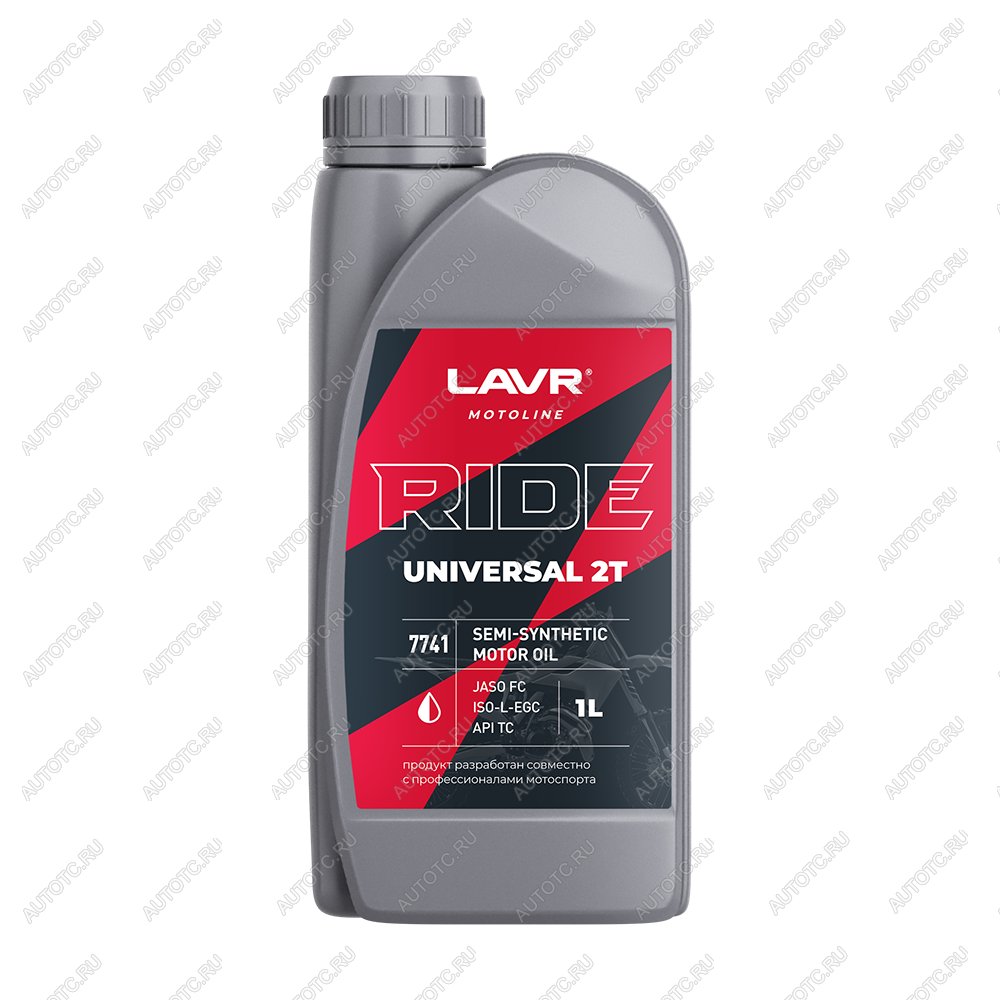 799 р. Моторное масло LAVR MOTO RIDE UNIVERSAL 2Т FC 1л  ln7741  с доставкой в г. Вологда