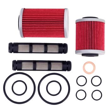 3 369 р. Комплект масляных фильтров AHL KTM Duke 690 12-19, SMC690R 12-24, EnduroSupermoto 701 16-23  пм-00030742  с доставкой в г. Вологда. Увеличить фотографию 2