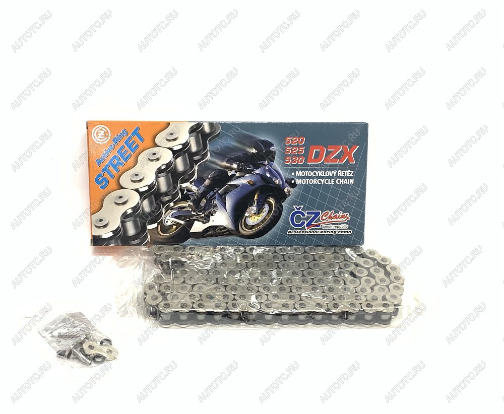 14 999 р. Цепь привода CZ Chains 520 DZX X-Ring -118  520dzx-118  с доставкой в г. Вологда