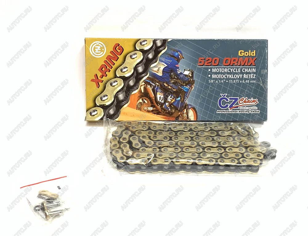 12 699 р. Цепь привода CZ Chains 520 ORMX Gold X-Ring -106  520ormx-106  с доставкой в г. Вологда