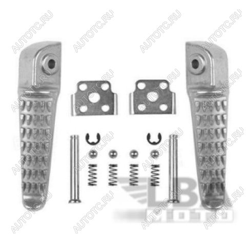 919 р. Подножки задние для мотоциклов Kawasaki ZX-6R, ZX-10R, Z800, Z750, Z1000, KLE650, ER-6nf  пм-00001158  с доставкой в г. Вологда