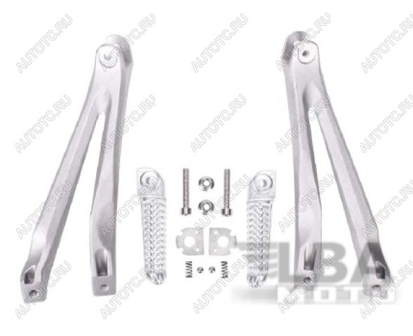 6 749 р. Подножки задние с кронштейнами для мотоцикла Yamaha YZF-R1 04-08  пм-00001179  с доставкой в г. Вологда