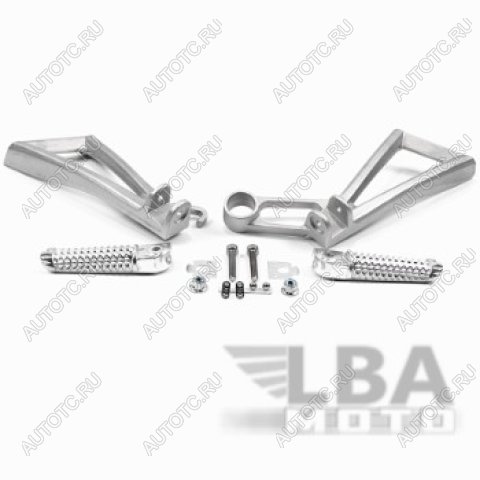 6 749 р. Подножки задние с кронштейнами для мотоцикла Yamaha YZF-R6 03-05, YZF-R6S 06-09  пм-00001180  с доставкой в г. Вологда