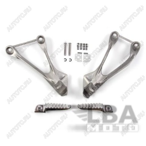 5 999 р. Подножки задние с кронштейнами для мотоцикла Kawasaki ZX-6R 05-08  пм-00001182  с доставкой в г. Вологда