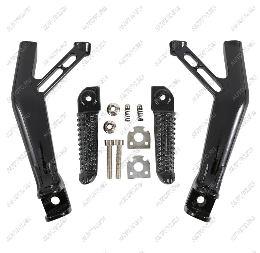 4 999 р. Подножки задние с кронштейнами для мотоцикла Yamaha YZF-R1 15-24, YZF-R6 17-24  пм-00030805  с доставкой в г. Вологда